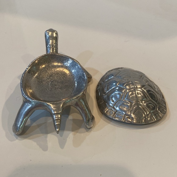 Turtle Lidded Trinket Box by Wilton Columbia PA US Bruce Fox Design RARE VTG - Picture 11 of 16